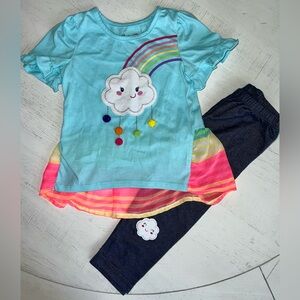 Nanette Kids Tutu Rainbow Outfit